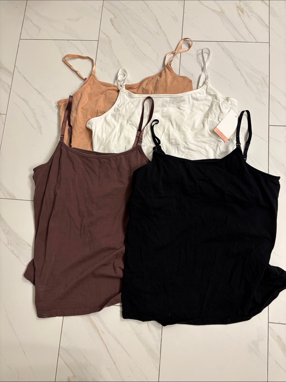 4 Motherhood Maternity Clip Down Nursing Camis - Size XXL